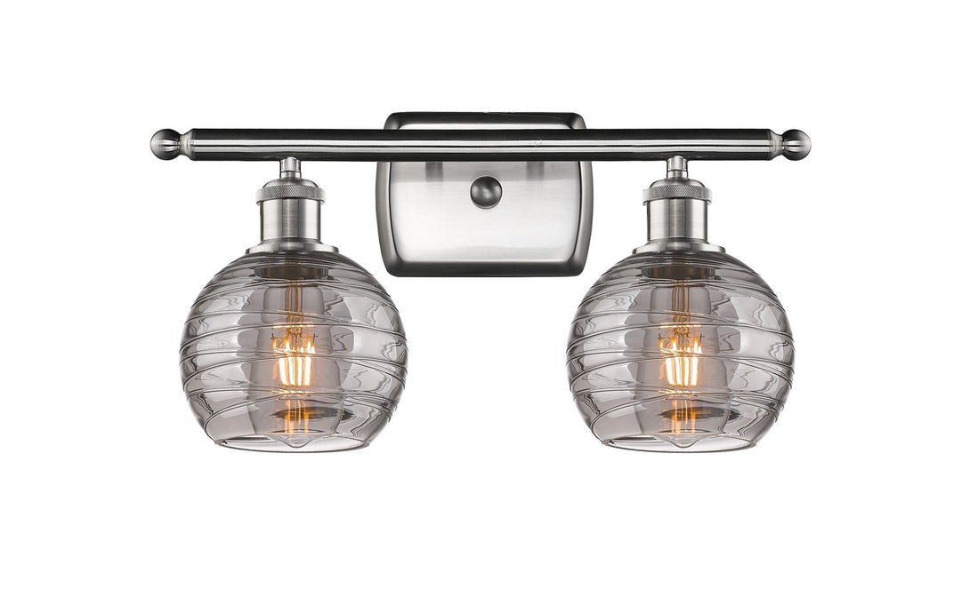 Innovations Ballston 516-2W-SN-G1213-6SM Bath Vanity Light 16 in. wide - Brushed Satin Nickel
