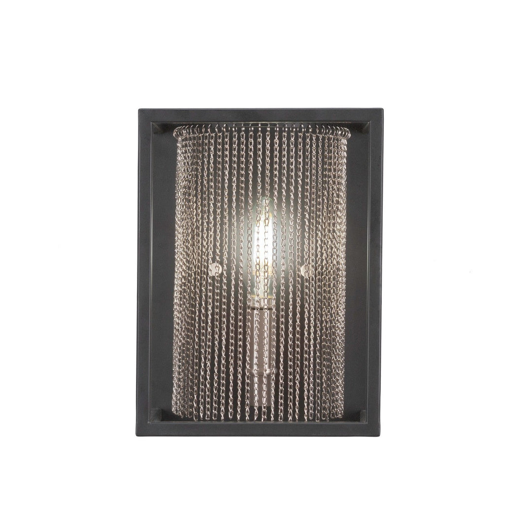 Toltec Cadina 1300-mbbn Wall Sconce Light - Matte Black & Brushed Nickel