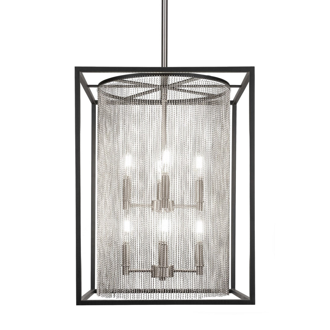 Toltec Cadina 1328-mbbn Chandelier Light - Matte Black & Brushed Nickel