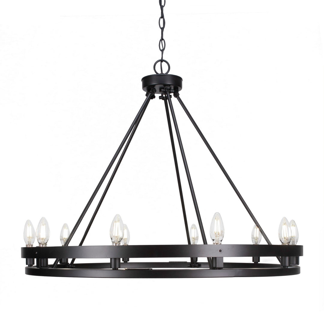 Toltec Belmont 2710-mb Chandelier Light - Matte Black