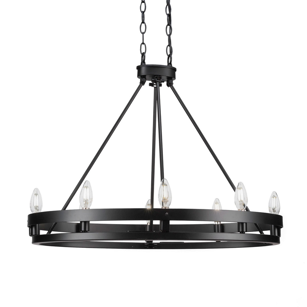 Toltec Belmont 2728-mb Chandelier Light - Matte Black