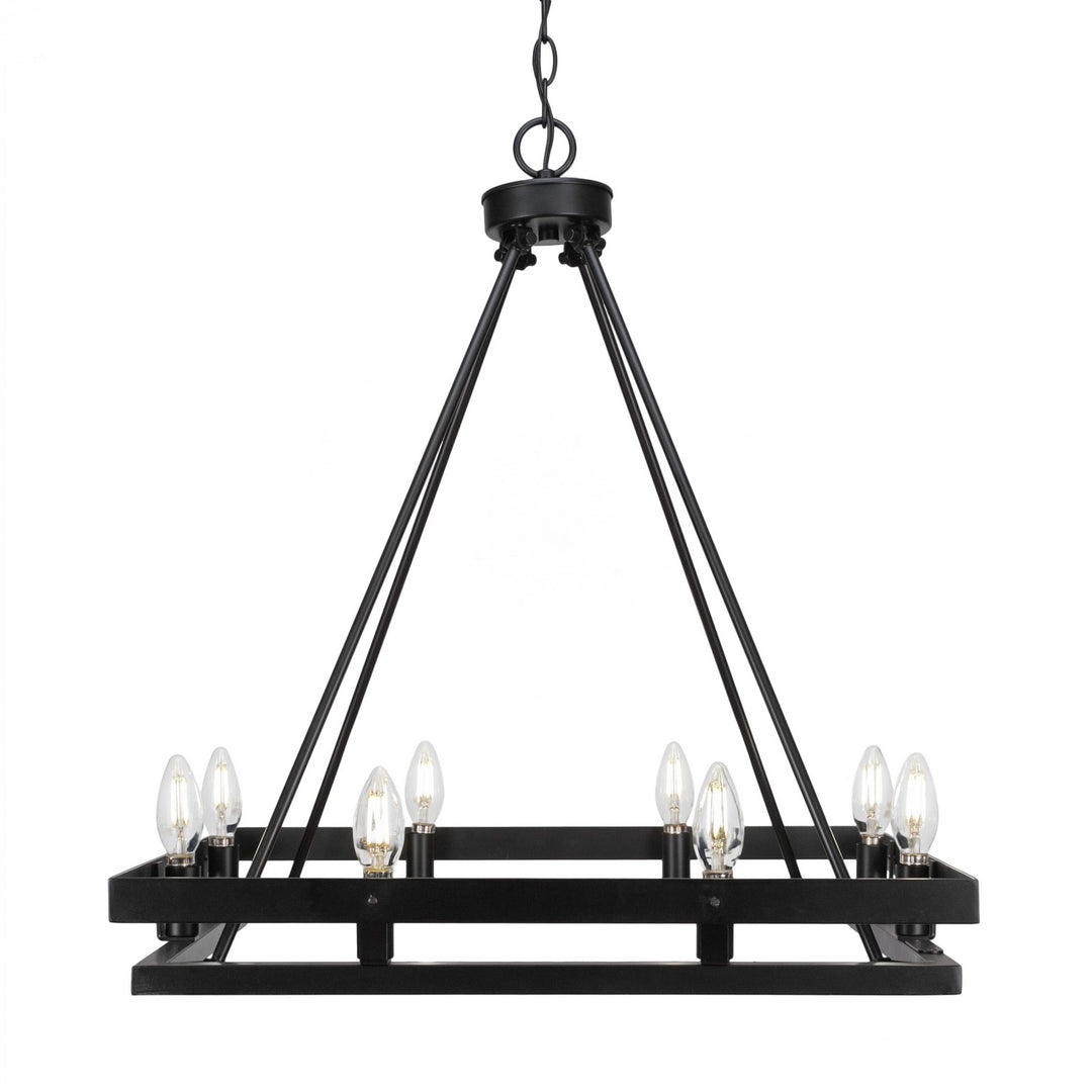 Toltec Belmont 2738-mb Chandelier Light - Matte Black