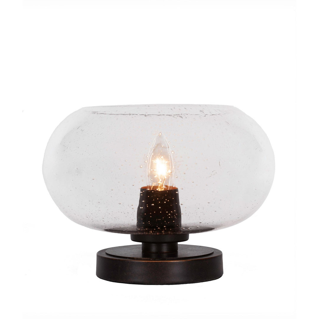 Toltec Lighting 51-DG-204 Modern Luna Lamp Dark Granite