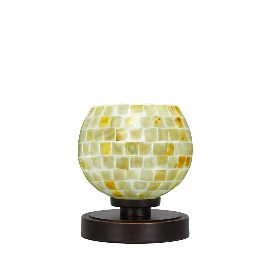 Toltec Lighting 51-DG-405 Modern Luna Lamp Dark Granite