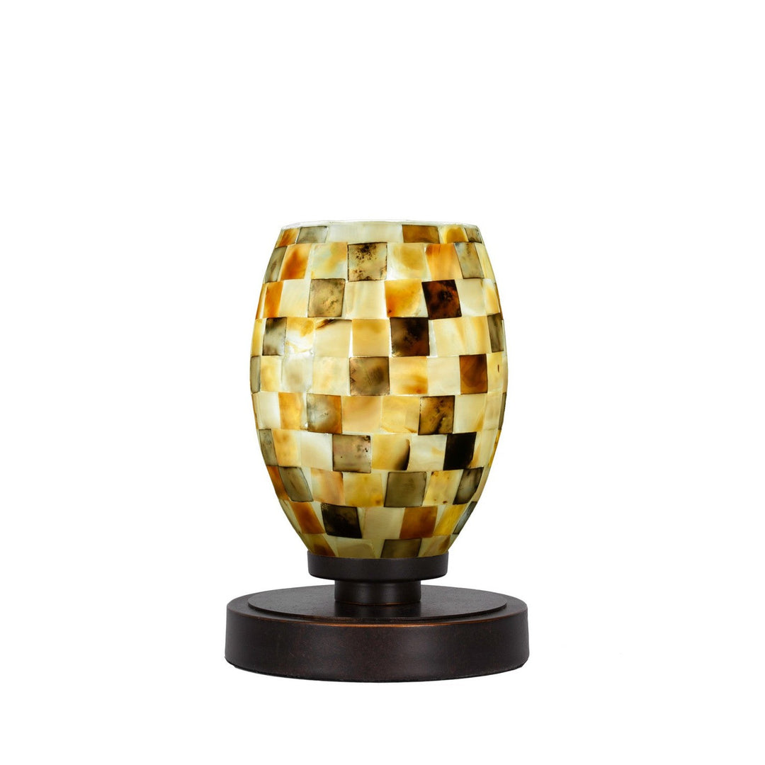 Toltec Lighting 51-DG-408 Modern Luna Lamp Dark Granite