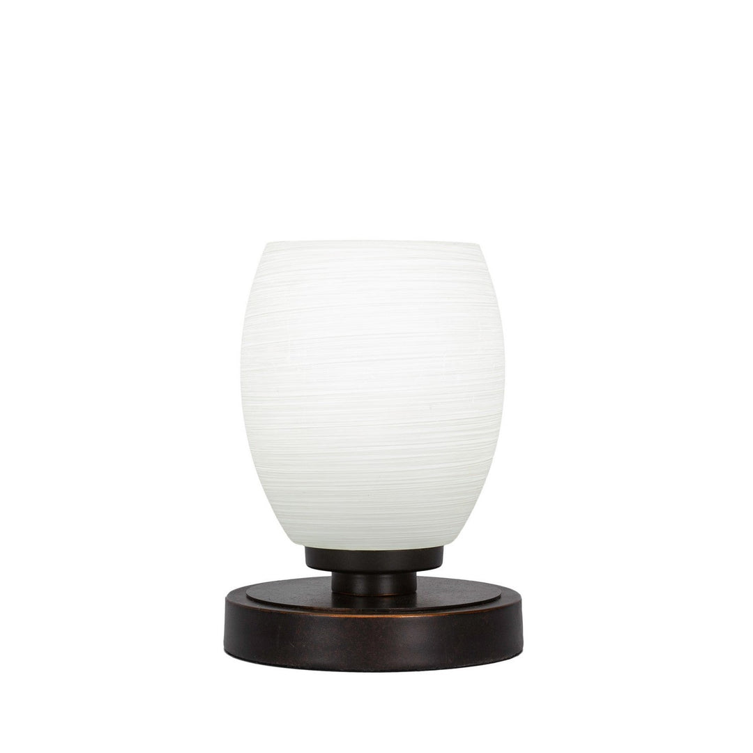 Toltec Lighting 51-DG-615 Modern Luna Lamp Dark Granite