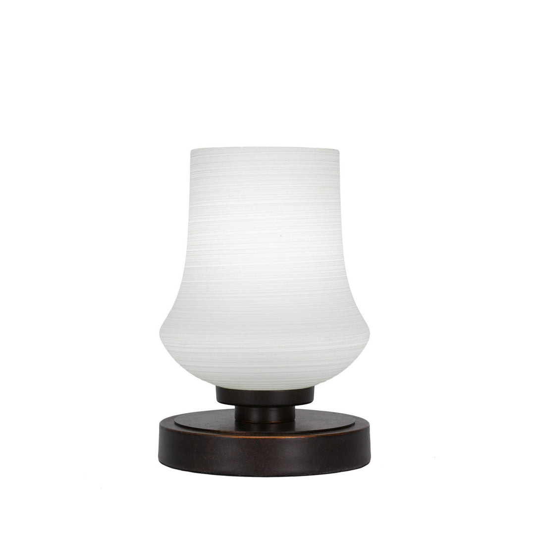 Toltec Lighting 51-DG-681 Modern Luna Lamp Dark Granite