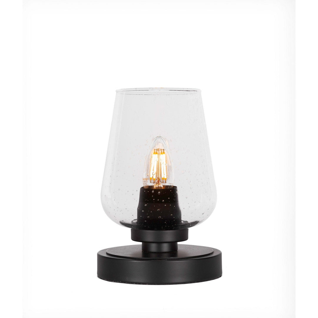 Toltec Lighting 51-MB-210 Modern Luna Lamp Matte Black