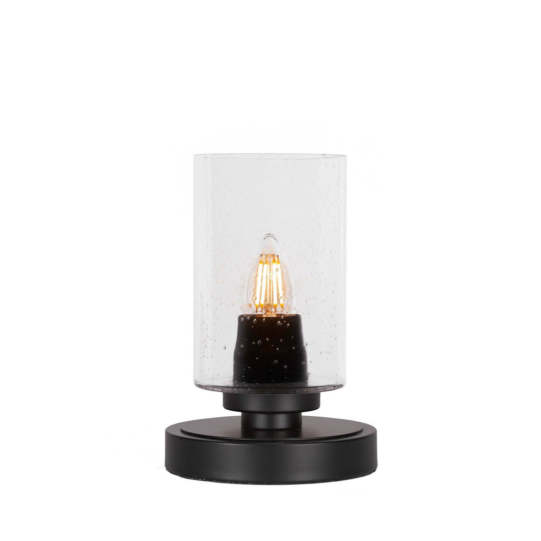 Toltec Lighting 51-MB-300 Modern Luna Lamp Matte Black