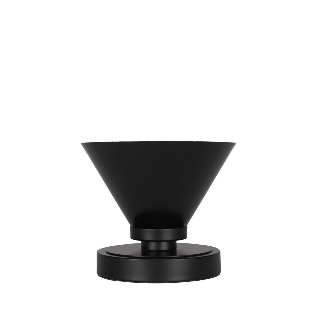 Toltec Lighting 51-MB-421 Modern Luna Lamp Matte Black