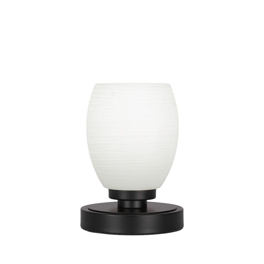 Toltec Lighting 51-MB-615 Modern Luna Lamp Matte Black