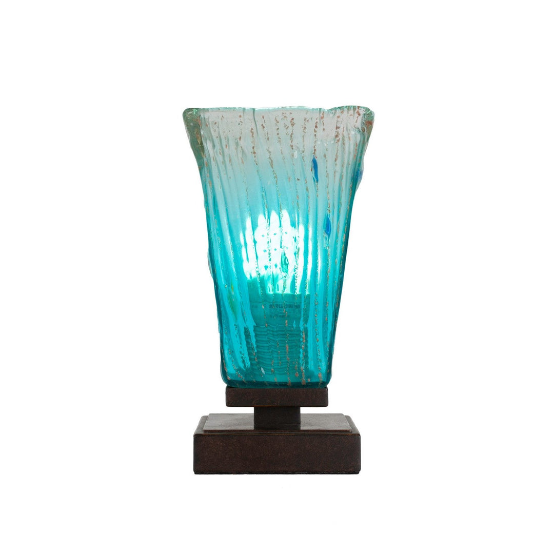 Toltec Lighting 52-DG-635 Modern Luna Lamp Dark Granite