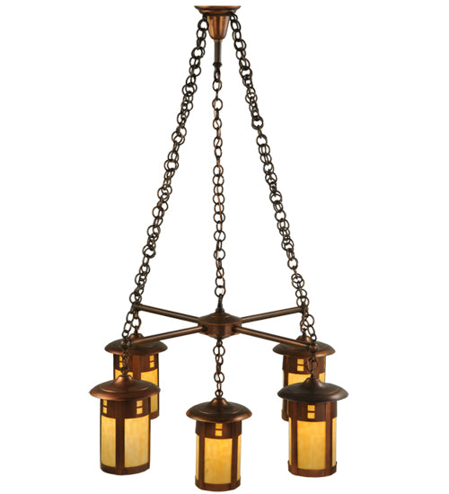 Meyda Tiffany Fulton 137268 Chandelier Light - Copper