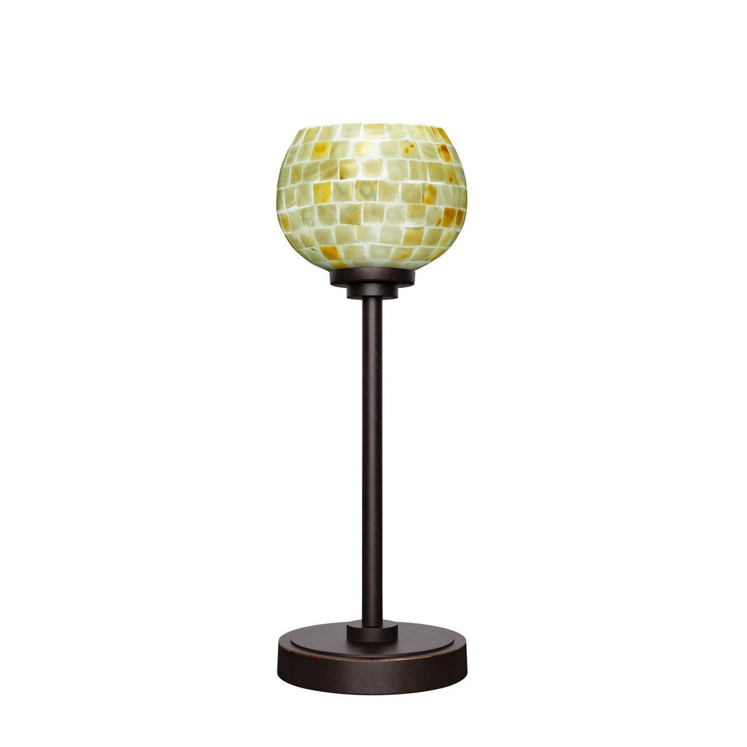 Toltec Lighting 53-DG-405 Modern Luna Lamp Dark Granite