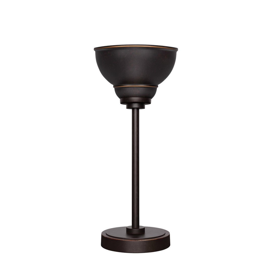 Toltec Lighting 53-DG-427 Modern Luna Lamp Dark Granite