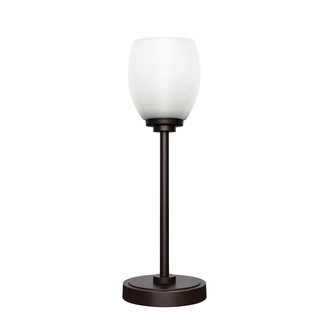 Toltec Lighting 53-DG-615 Modern Luna Lamp Dark Granite