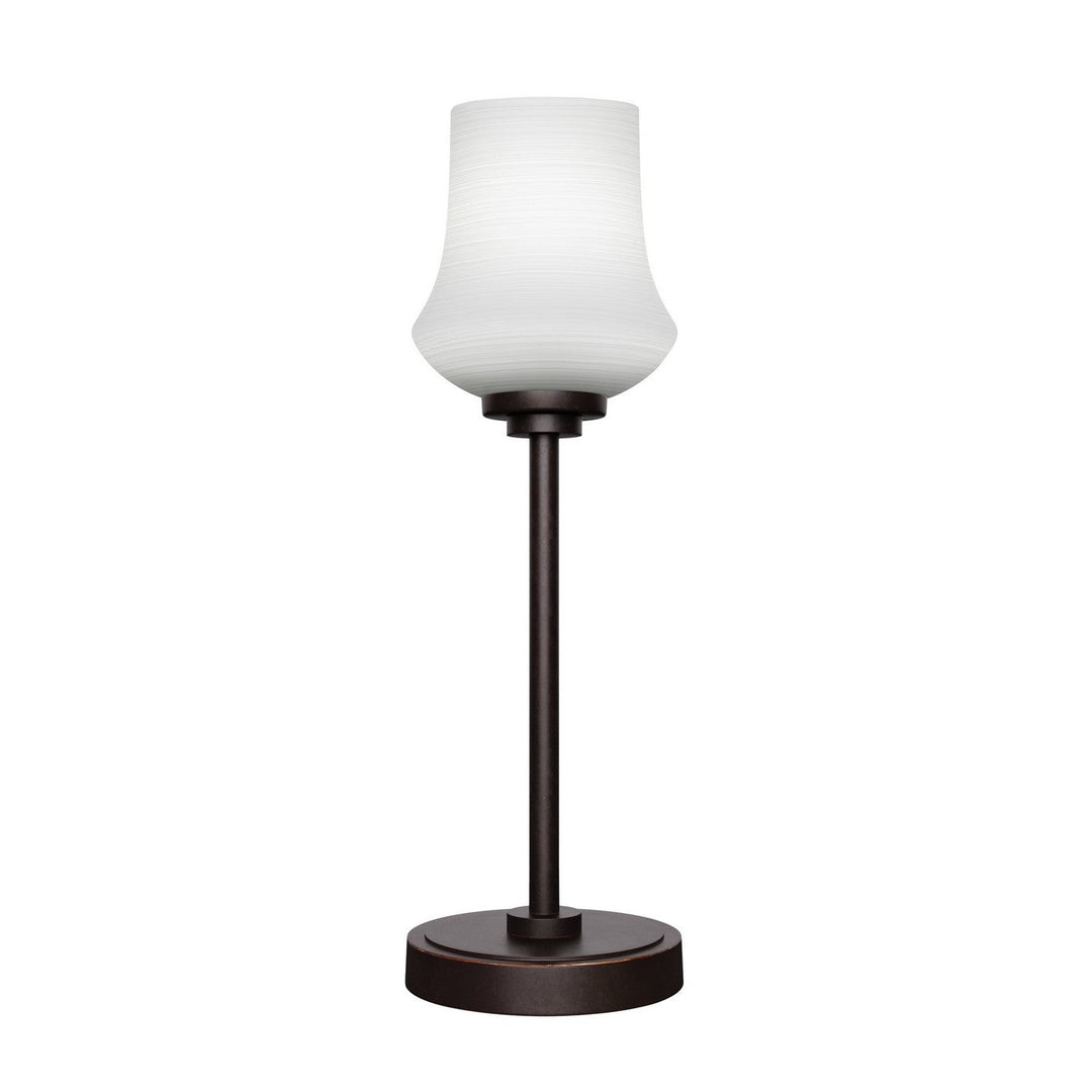 Toltec Lighting 53-DG-681 Modern Luna Lamp Dark Granite