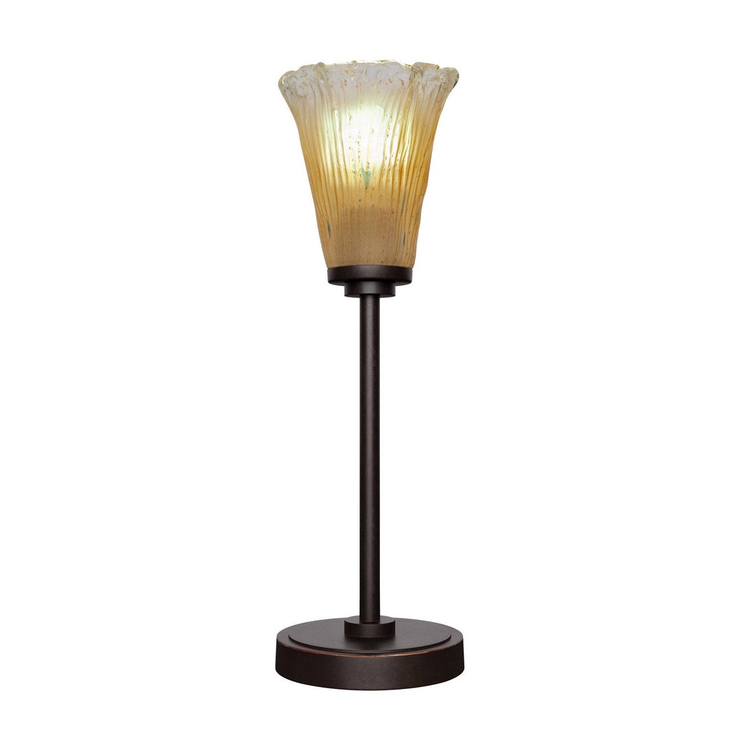 Toltec Lighting 53-DG-720 Modern Luna Lamp Dark Granite