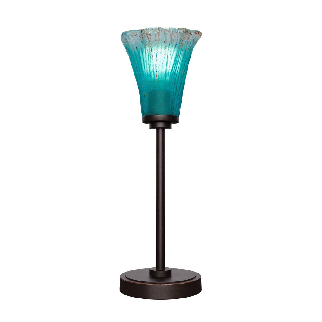 Toltec Lighting 53-DG-725 Modern Luna Lamp Dark Granite