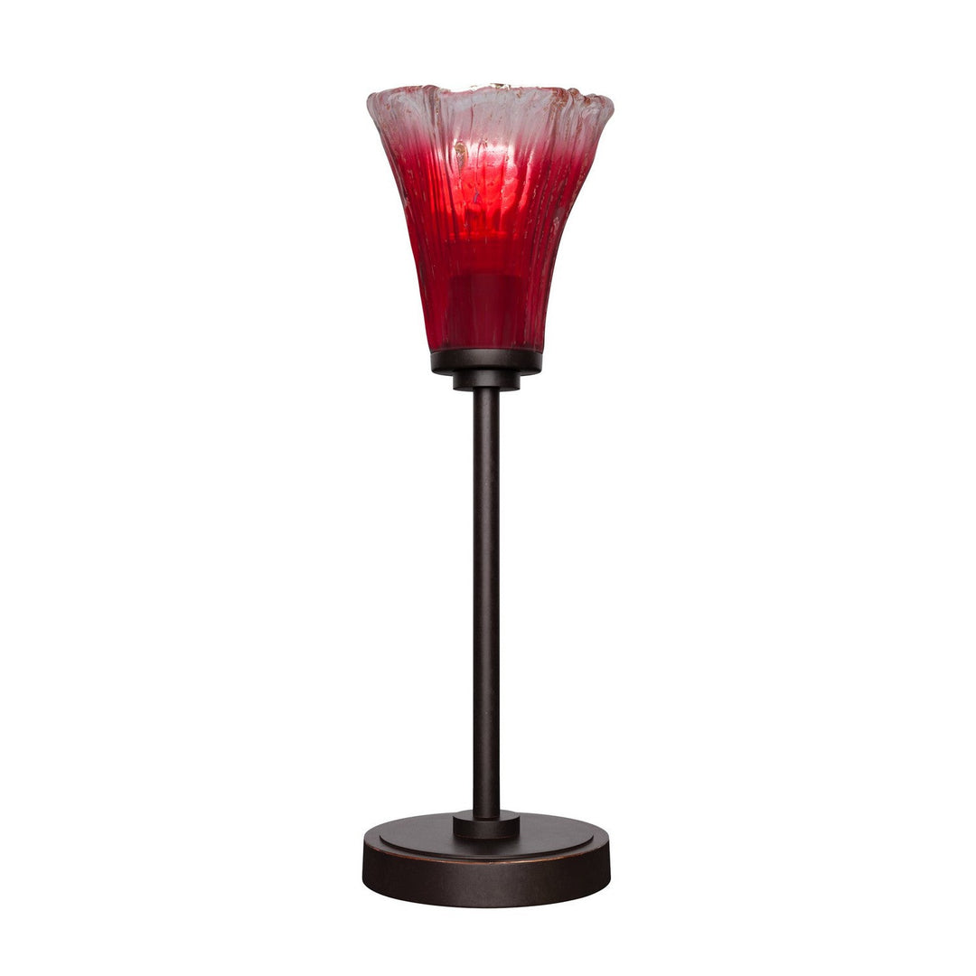 Toltec Lighting 53-DG-726 Modern Luna Lamp Dark Granite