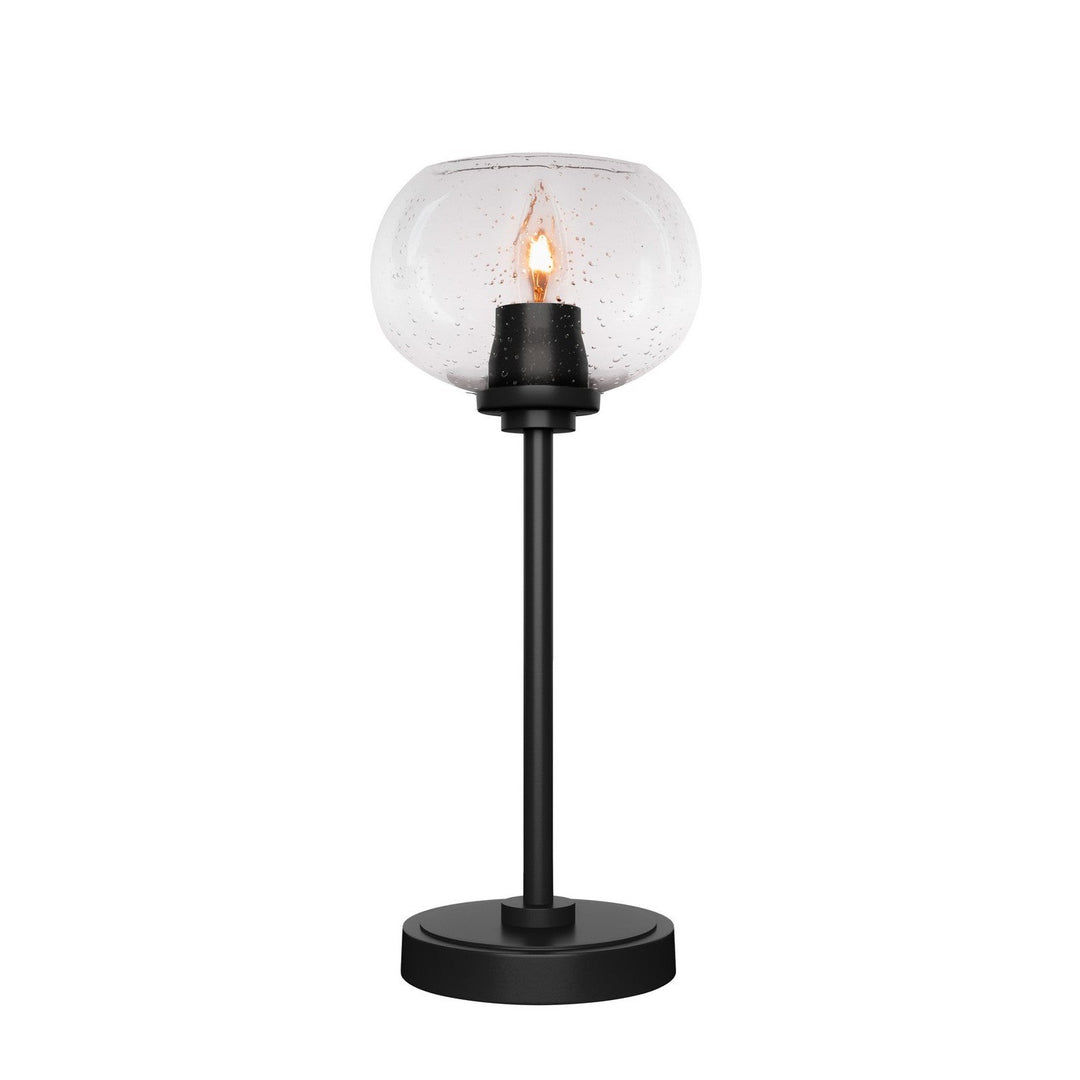 Toltec Lighting 53-MB-202 Modern Luna Lamp Matte Black