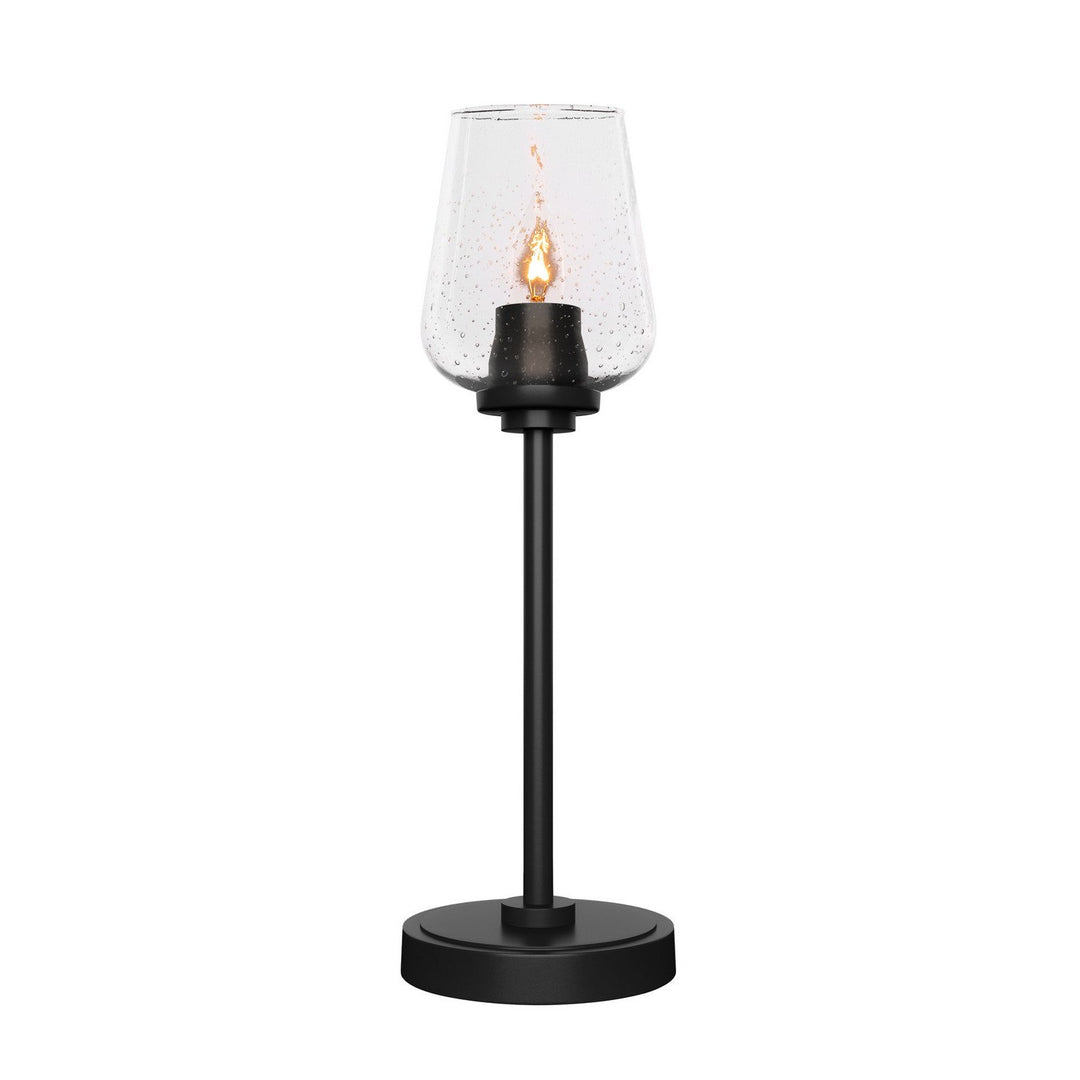 Toltec Lighting 53-MB-210 Modern Luna Lamp Matte Black