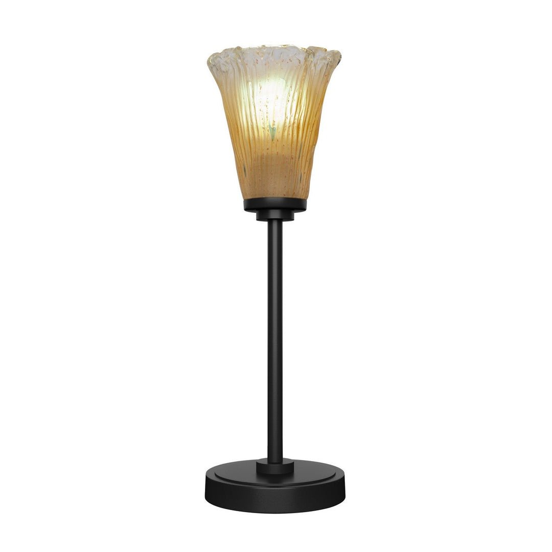Toltec Lighting 53-MB-720 Modern Luna Lamp Matte Black