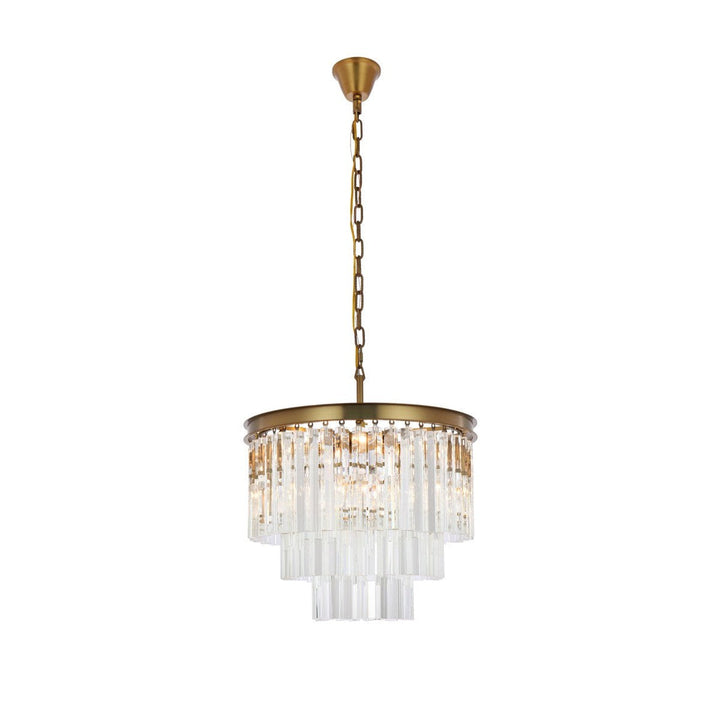 Elegant Sydney 1201D20SG/RC Chandelier Light - Satin Gold