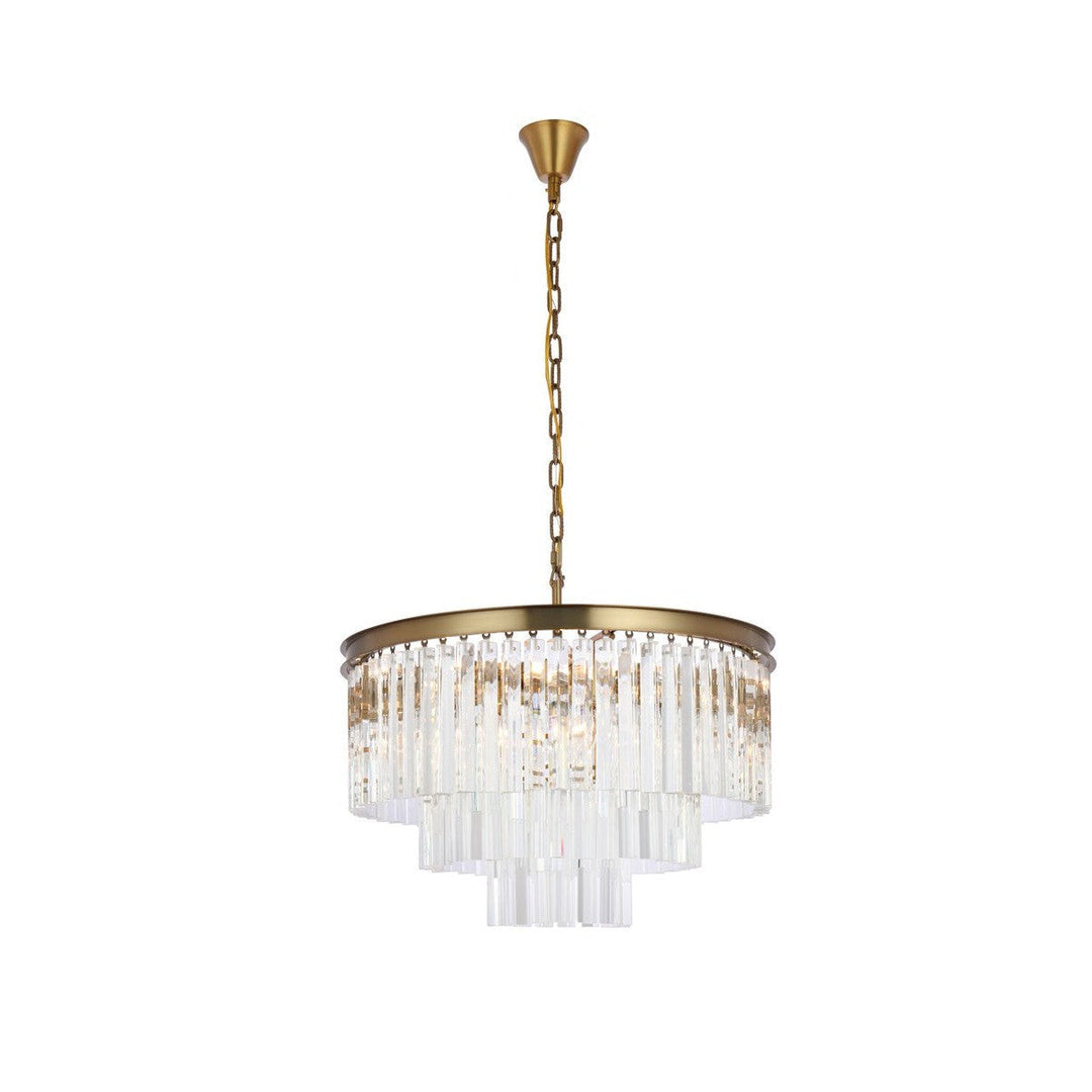 Elegant Sydney 1201D26SG/RC Chandelier Light - Satin Gold