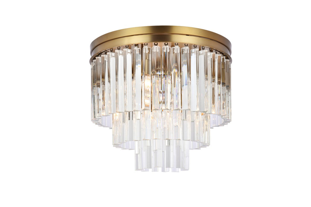 Elegant Sydney 1201F20SG/RC Ceiling Light - Satin Gold