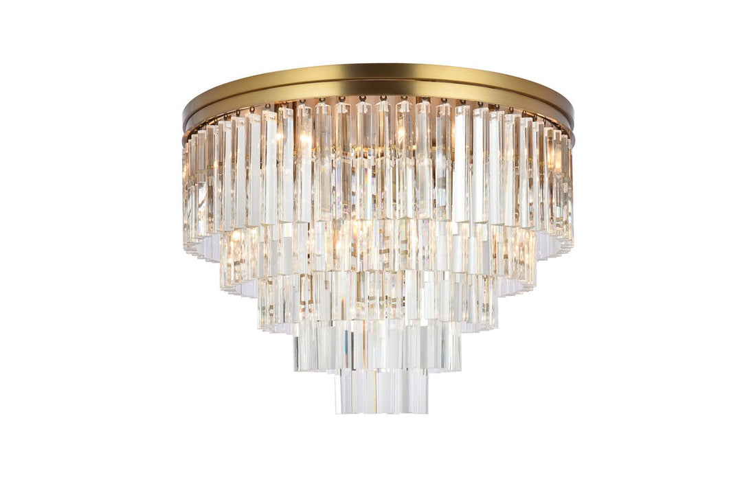 Elegant Sydney 1201F32SG/RC Ceiling Light - Satin Gold