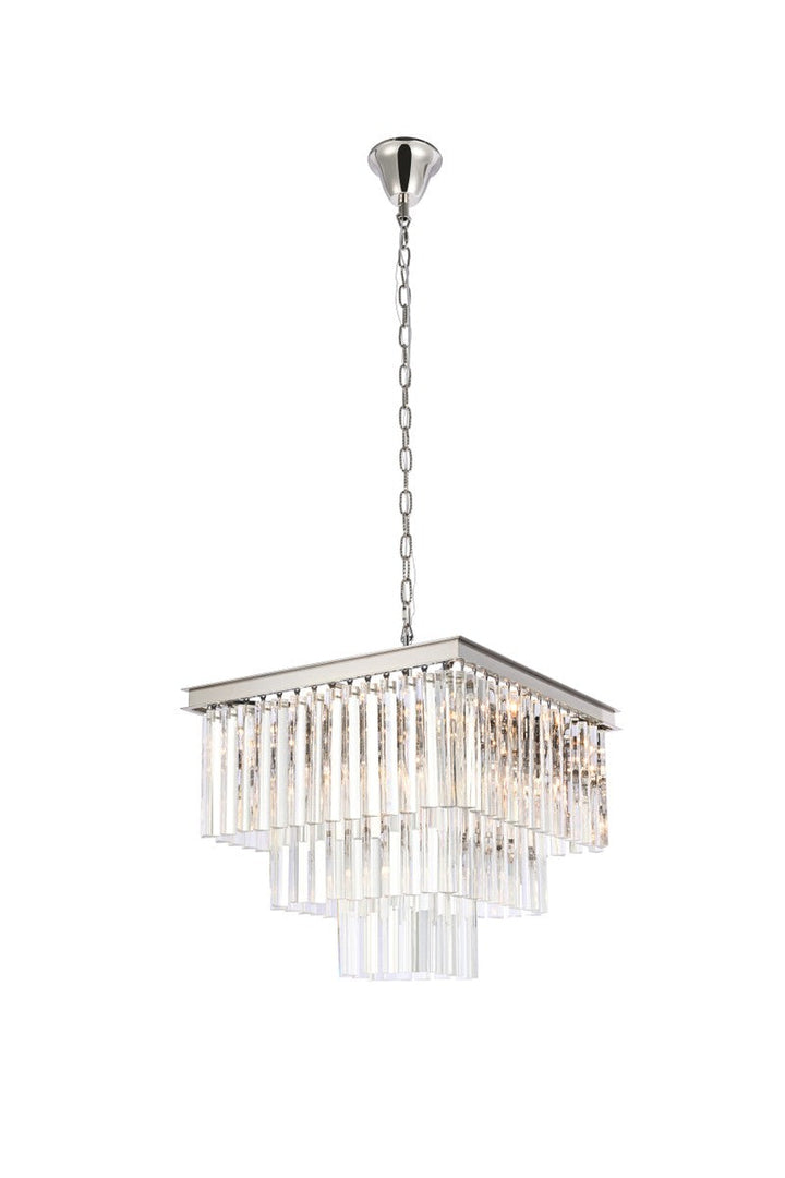 Elegant Sydney 1201S22PN/RC Chandelier Light - Polished Nickel