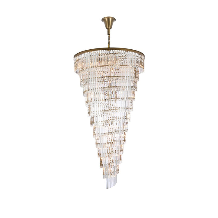 Elegant Sydney 1201SR48SG/RC Chandelier Light - Satin Gold