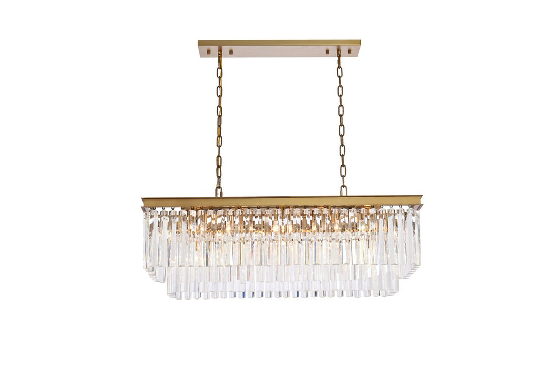 Elegant Sydney 1202D40SG/RC Chandelier Light - Satin Gold