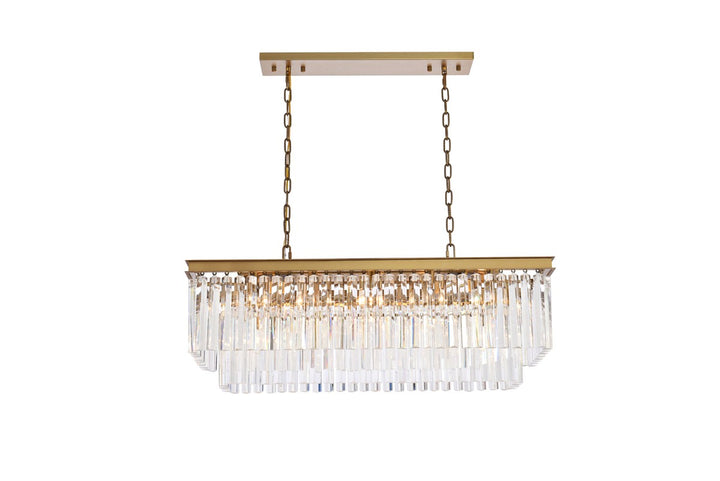 Elegant Sydney 1202D40SG/RC Chandelier Light - Satin Gold