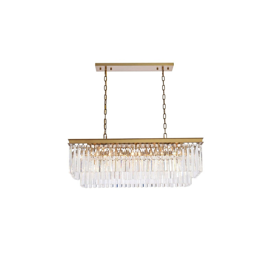 Elegant Sydney 1202D40SG/RC Chandelier Light - Satin Gold