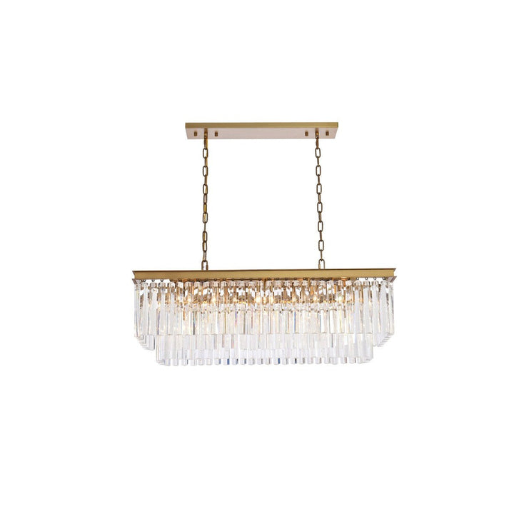 Elegant Sydney 1202D40SG/RC Chandelier Light - Satin Gold