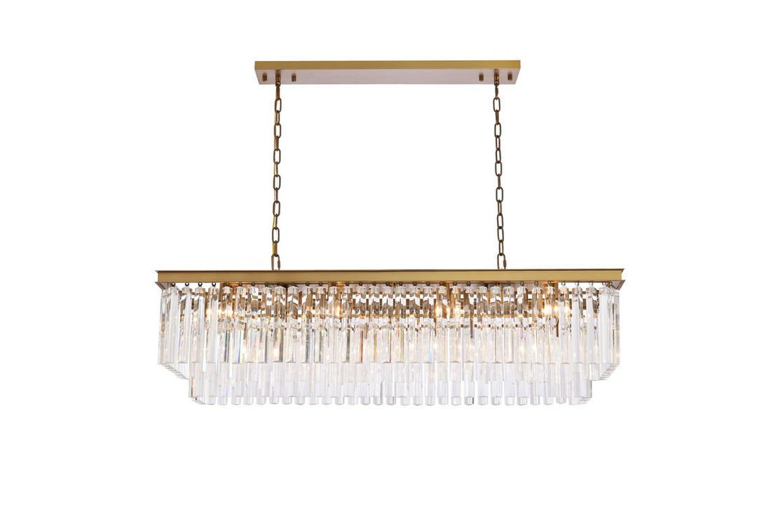 Elegant Sydney 1202D50SG/RC Chandelier Light - Satin Gold