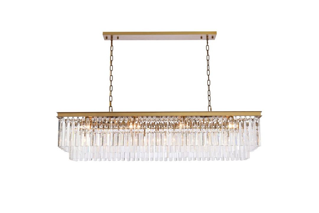 Elegant Sydney 1202D60SG/RC Chandelier Light - Satin Gold