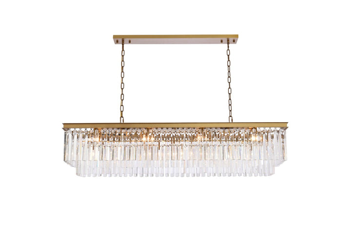 Elegant Sydney 1202D60SG/RC Chandelier Light - Satin Gold