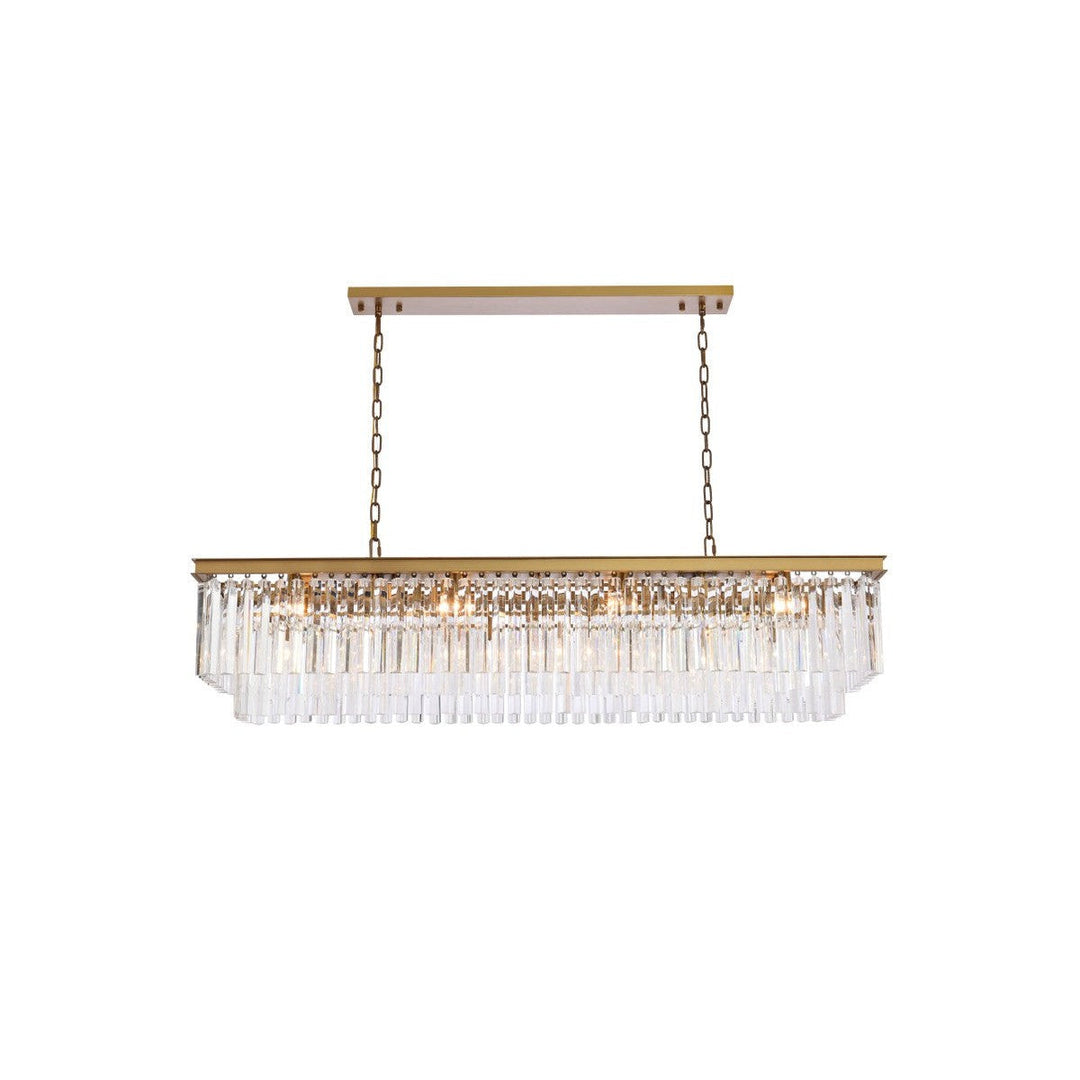 Elegant Sydney 1202D60SG/RC Chandelier Light - Satin Gold