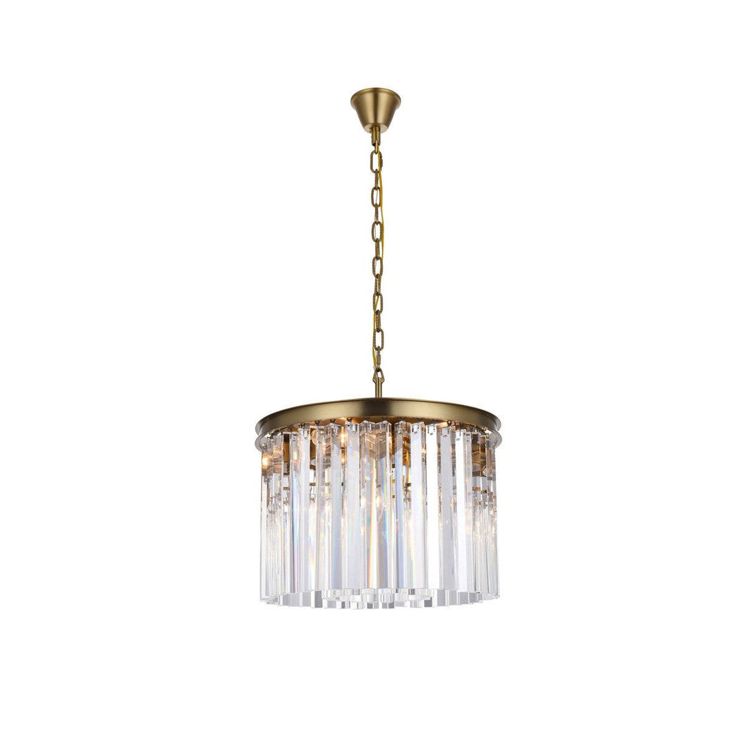 Elegant Sydney 1208D20SG/RC Chandelier Light - Satin Gold