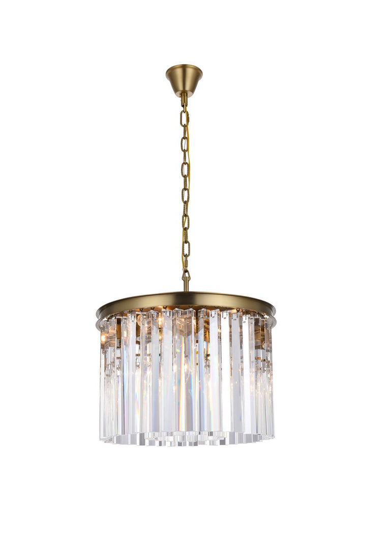 Elegant Sydney 1208D20SG/RC Chandelier Light - Satin Gold