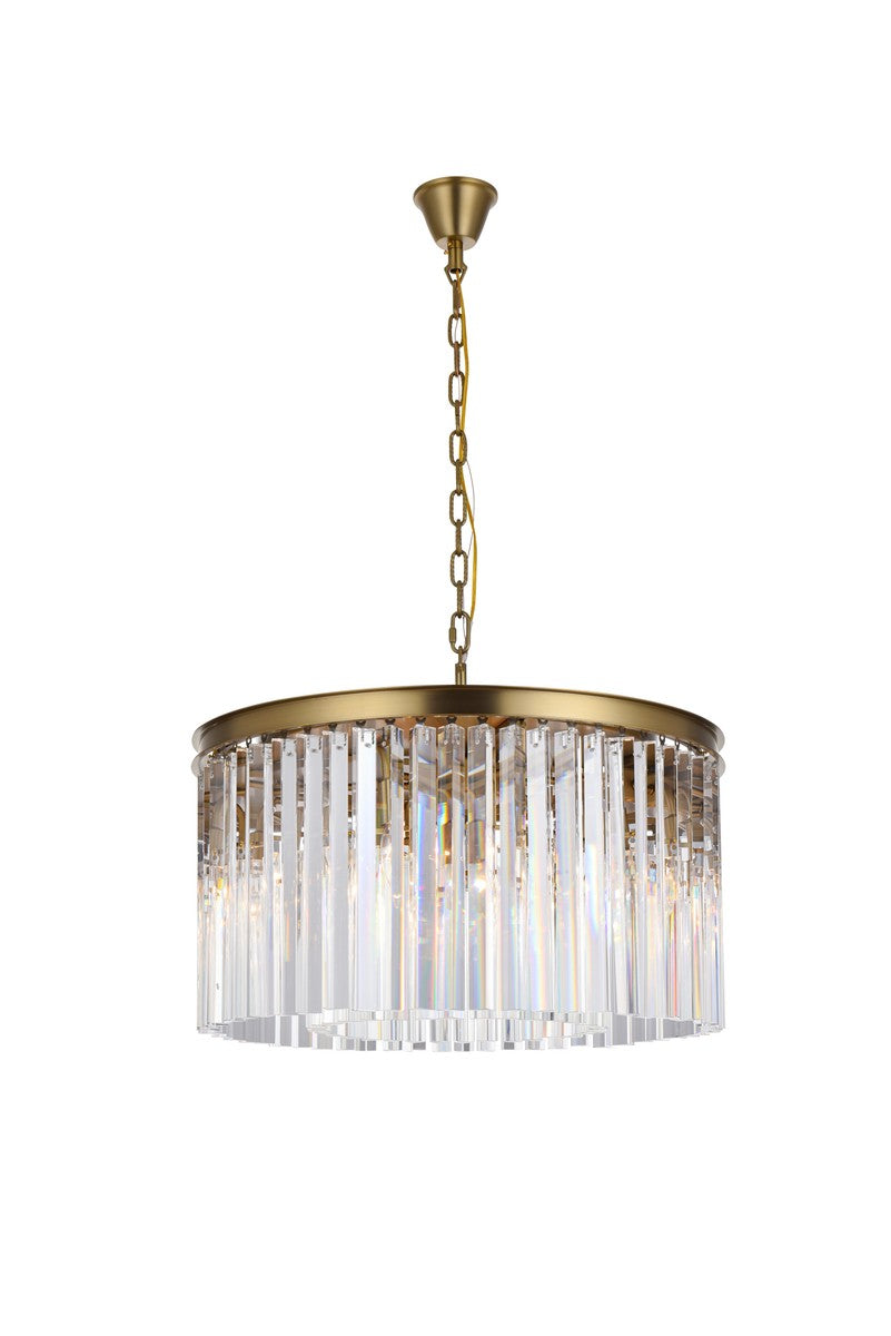 Elegant Sydney 1208D26SG/RC Chandelier Light - Satin Gold