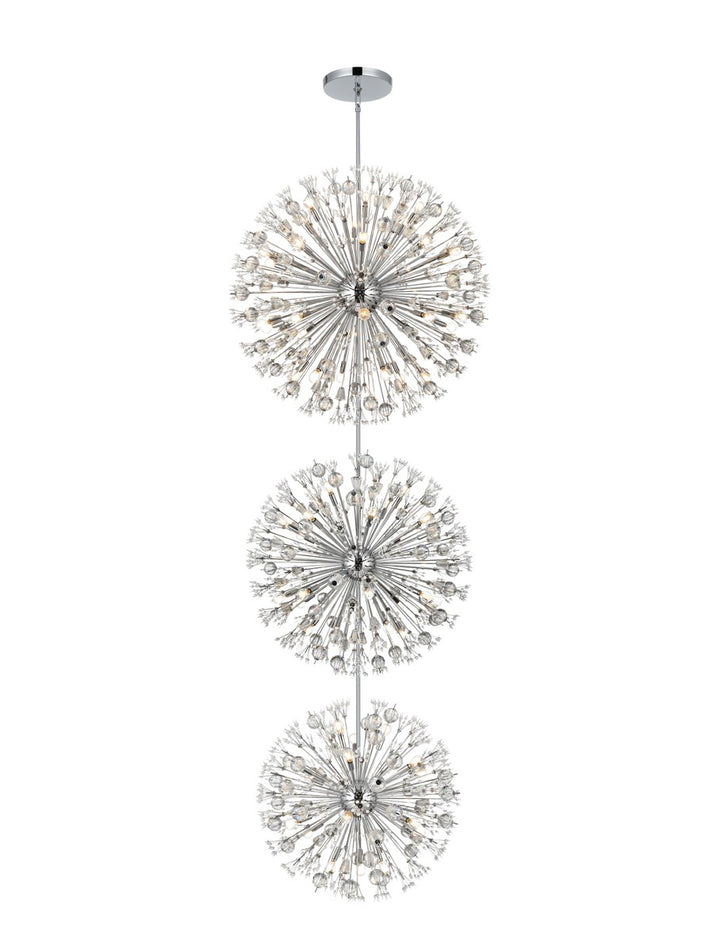 Elegant Vera 2500G44L3C Chandelier Light - Chrome