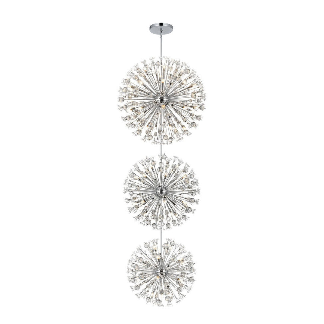 Elegant Vera 2500G44L3C Chandelier Light - Chrome