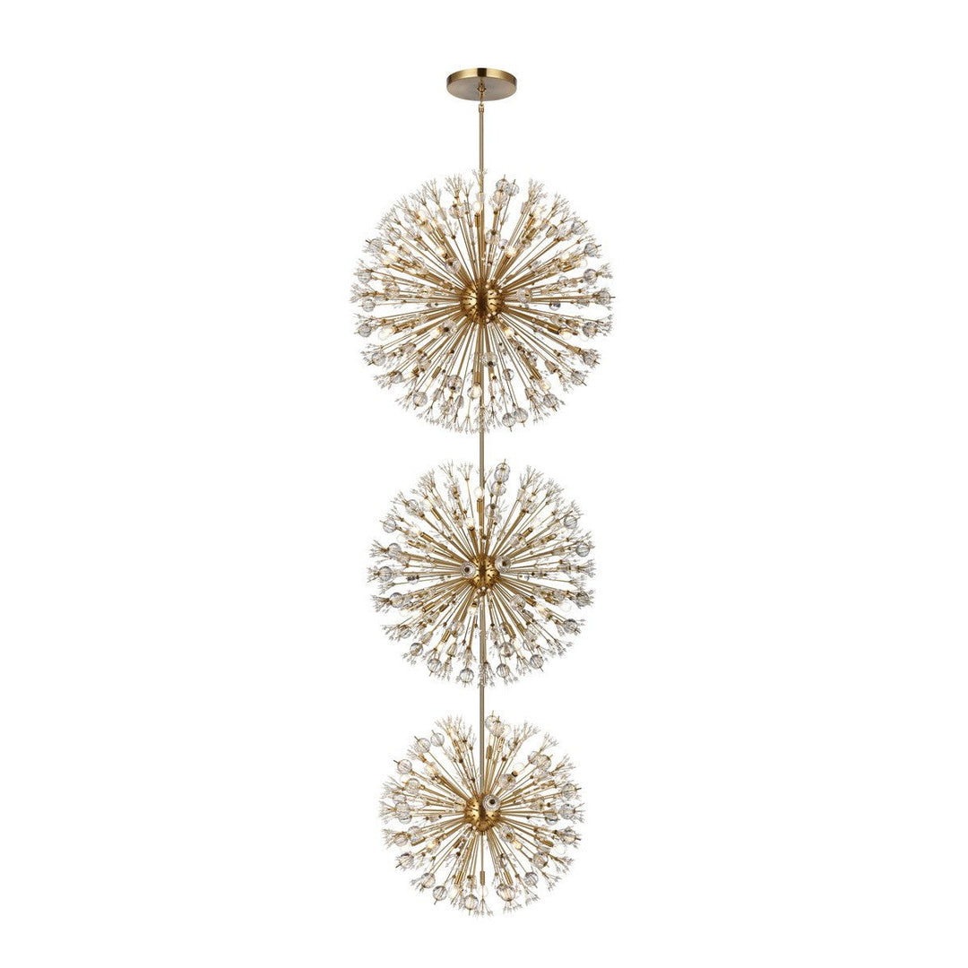 Elegant Vera 2500G44L3SG Chandelier Light - Satin Gold