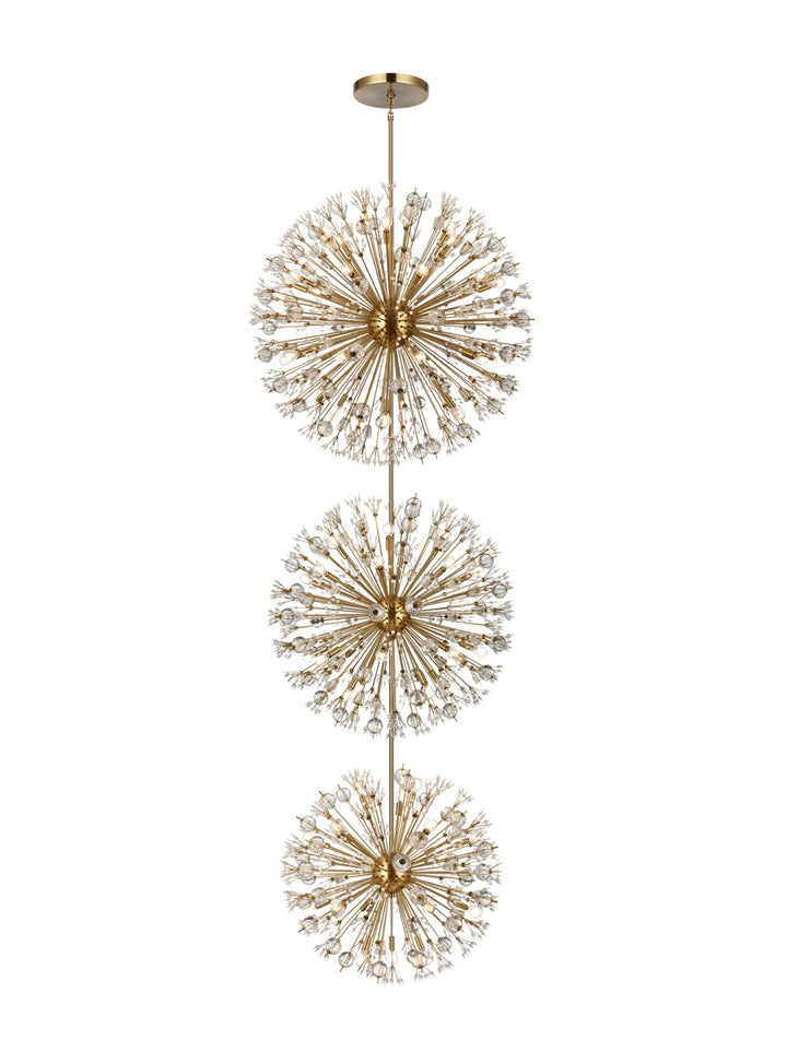 Elegant Vera 2500G44L3SG Chandelier Light - Satin Gold