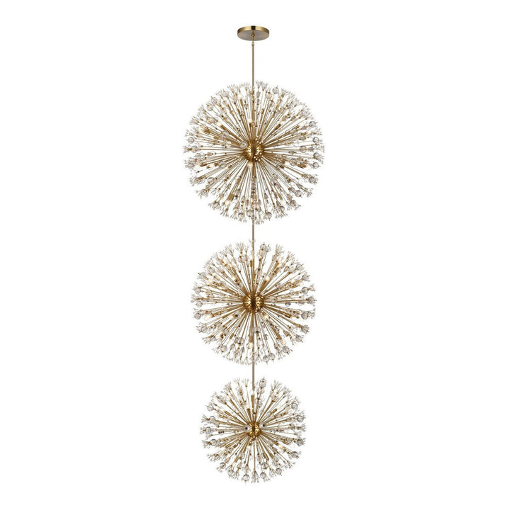 Elegant Vera 2500G48L3SG Chandelier Light - Satin Gold