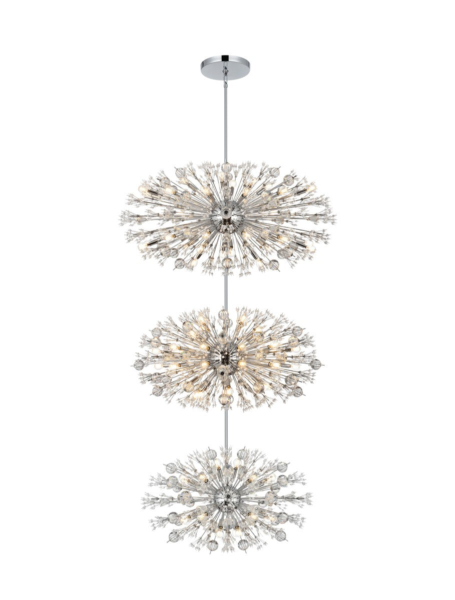 Elegant Vera 2500G50L3C Chandelier Light - Chrome